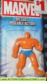 Marvel die cast THING poseable action figure 2002 toybiz fantastic four 4 MOC