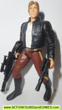 star wars action figures HAN SOLO BESPIN 1997 hasbro toys power of the force potf