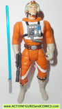 star wars action figures LUKE SKYWALKER X-WING PILOT 1997 long light saber power of the force