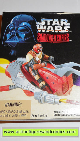 star wars action figures SWOOP BIKE & RIDER shadows of the empire toys moc