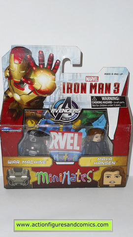 minimates WAR MACHINE MAYA HANSEN Iron man 3 movie marvel universe moc mip mib