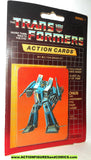 Transformers action cards THUNDERCRACKER seeker jet decepticon trading card 1985