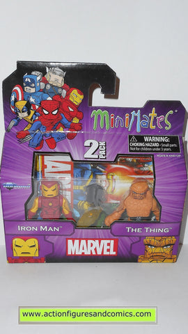 minimates IRON MAN THING marvel universe fantastic four 4 action figures moc mip mib