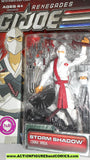 gi joe STORM SHADOW Renegades cobra ninja  2011 toy action figure moc