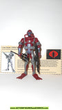 gi joe COBRA MORAY 2002 v3 Dark Red maroon burgundy gijoe vs g i toy figure