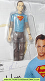 Big Bang Theory SHELDON COOPER Superman variant bif bang bow toys action figures moc