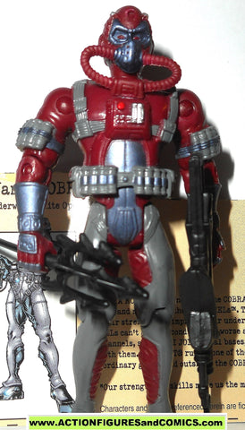 gi joe COBRA MORAY 2002 v3 Dark Red maroon burgundy gijoe vs g i toy figure