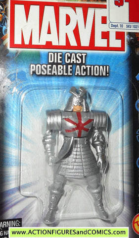 Marvel die cast SILVER SAMURAI toy biz x-men wolverine moc
