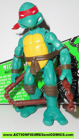 teenage mutant ninja turtles MICHELANGELO mirage comic book series playmates toys tmnt card