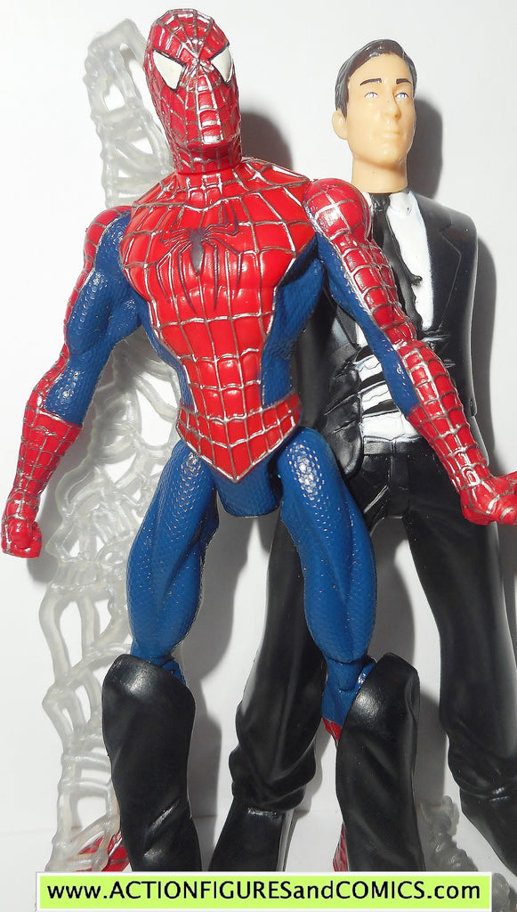 spider-man 3 PETER PARKER quick change spiderman 2006 action figure ...