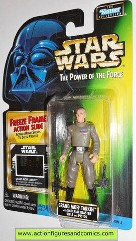 star wars action figures GRAND MOFF TARKIN freeze frame 02 power of the force toys moc