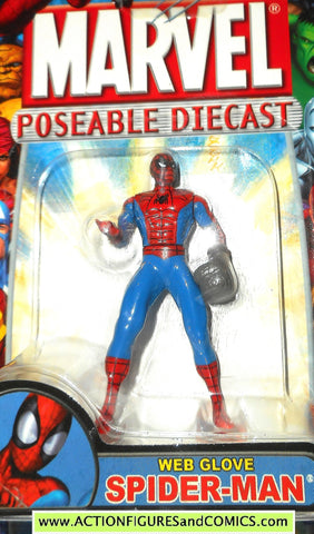 Marvel die cast SPIDER-MAN WEB GLOVE 2002 toybiz MOC