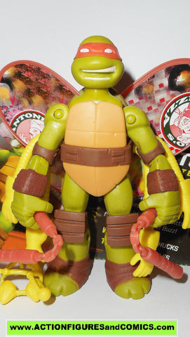 teenage mutant ninja turtles MICHELANGELO mikey turflytle Nickelodeon W CARD tmnt