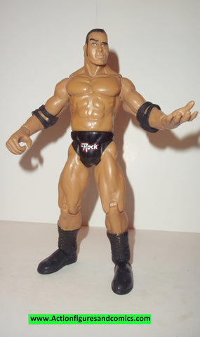 Wrestling WWE action figures THE ROCK titan tron live wwf jakks #w234
