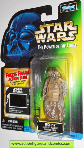star wars action figures ZUCKUSS 1998 power of the force toys moc