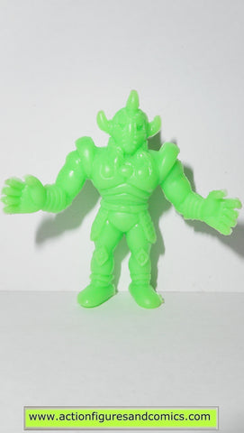 Muscle m.u.s.c.l.e men kinnikuman AKUMA SHOGUN A 021 1985 green mattel toys action figures