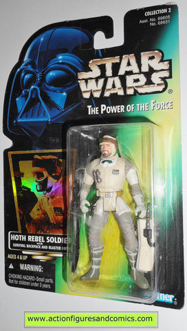 star wars action figures HOTH REBEL SOLDIER 1997 col 2 .00 moc