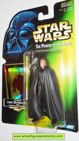 star wars action figures LUKE SKYWALKER JEDI KNIGHT .02 power of the force moc