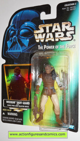 star wars action figures WEEQUAY power of the force 01 Collection 3 moc