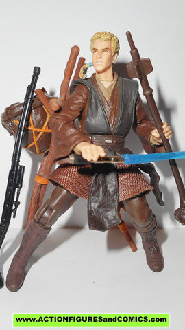 star wars action figures ANAKIN SKYWALKER tatooine attack 2002 complete attack of the clones saga aotc