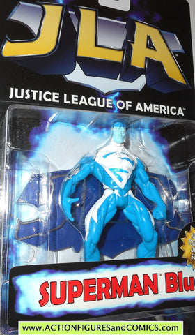 Total Justice JLA SUPERMAN BLUE dc universe league kenner action figure moc