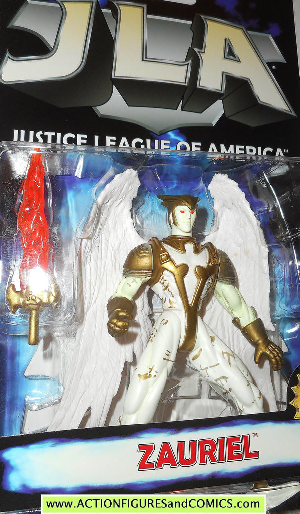 Total Justice JLA ZAURIEL angel 1999 dc universe league action figure ...