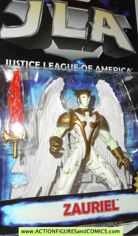 Total Justice JLA ZAURIEL angel 1999 dc universe league action figure MOC