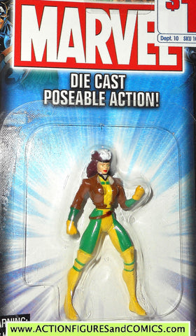 Marvel die cast ROGUE poseable action figure 2002 toybiz x-men universe moc