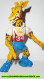 teenage mutant ninja turtles HALFCOURT giraffe 1992 complete tmtn action figures