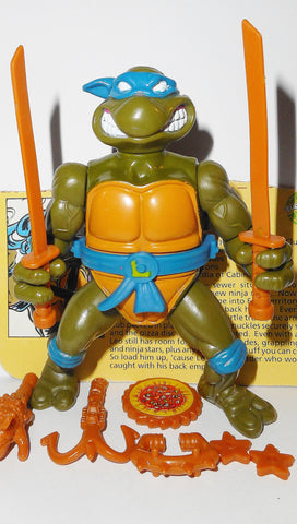 teenage mutant ninja turtles LEONARDO LEO Storage shell 1992 tmnt complete