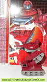Transformers generation 1 WARPATH 1985 complete vintage red tank g1 tech spec card