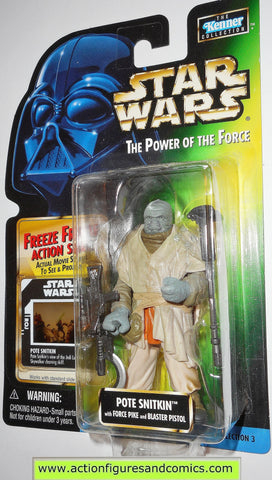 star wars action figures POTE SNITKIN internet exclusive power of the force moc
