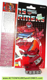 Transformers generation 1 WARPATH 1985 complete vintage red tank g1 tech spec card