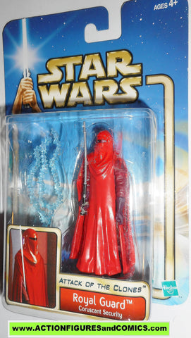 star wars action figures ROYAL GUARD emperor's 2002 Attack of the clones saga movie hasbro toys moc mip mib