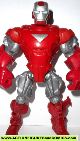 Marvel Super Hero Mashers IRON MAN silver centurion 6 inch universe 2014 action figure