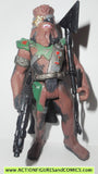 star wars action figures CHEWBACCA BOUNTY HUNTER disguise 1997