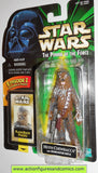 star wars action figures CHEWBACCA HOTH flashback power of the force 1998 hasbro toys moc