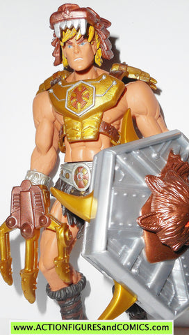 masters of the universe HE-MAN WOLF ARMOR 2002 motu action figures