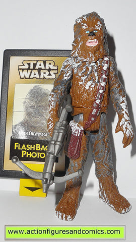 star wars action figures CHEWBACCA HOTH 1998 flashback card action figures
