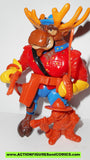 teenage mutant ninja turtles MONTY MOOSE 1992 complete tmtn action figures