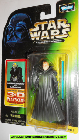 star wars action figures EMPEROR PALPATINE CLONE dark empire expanded universe moc