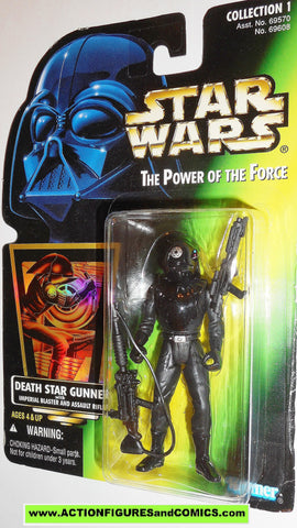 star wars action figures DEATH STAR GUNNER collection 1 .01 power of the force moc