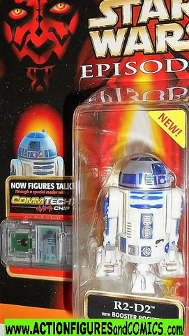 star wars action figures R2-D2 booster rockets episode I 1 1999 hasbro toys moc mip mib