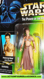 star wars action figures PRINCESS LEIA Jabba Prisoner 00 PHOTO card power of the force moc
