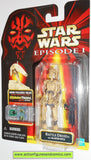star wars action figures BATTLE DROID dirty variant episode I 1999 moc