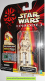 star wars action figures BATTLE DROID clean variant episode I 1999 moc