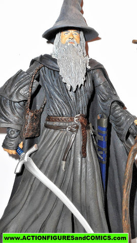 Lord of the Rings GANDALF blue VARIANT sword hilt sheath COMPLETE toybiz LOTR