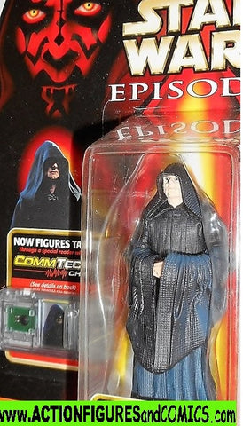 star wars action figures DARTH SIDOUS episode I 1999 moc
