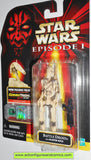 star wars action figures BATTLE DROID sliced variant episode I 1999 moc