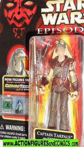 star wars action figures CAPTAIN TARPALS GUNGAN episode I 1 1999 moc